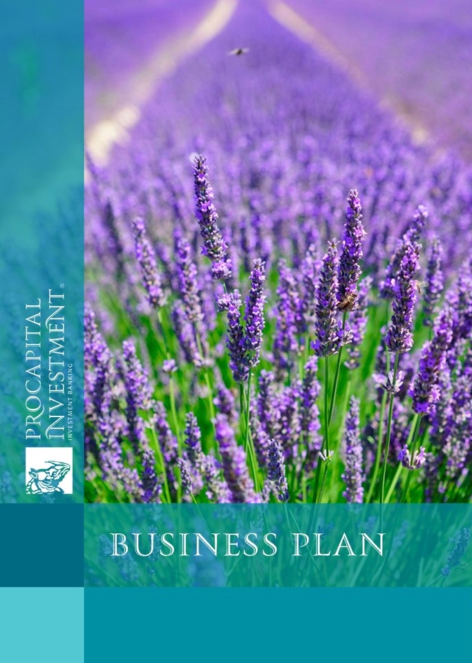 Business plan for the project of growing lavender